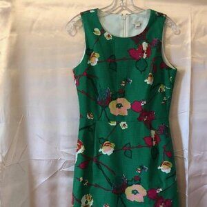 J Crew Floral Dress US Size 2, Very Good Condition, Pre-owned